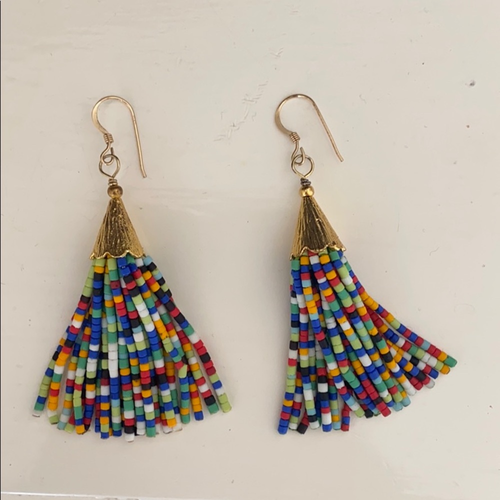 colorful earrings
